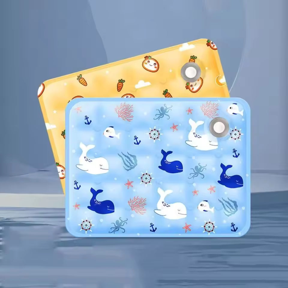 Floor Mat Cool Pet Cooling Mat Ice Gel Self Added Water Dog Cold Bed Mat Portable Durable Pet Ice Cushion For Small Big Dogs