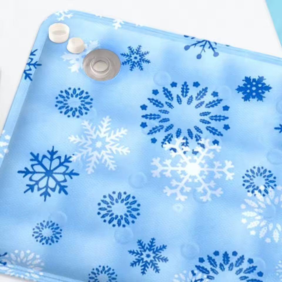 Floor Mat Cool Pet Cooling Mat Ice Gel Self Added Water Dog Cold Bed Mat Portable Durable Pet Ice Cushion For Small Big Dogs