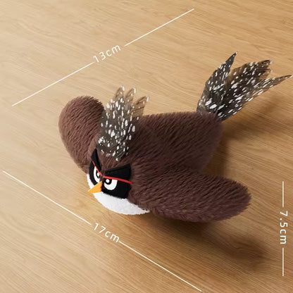 2025 New Electric Bird Cat Toy, Touch-Activated Interactive Chirping & Flapping Wings, Hanging Kitten Play Toy for Indoor Cats