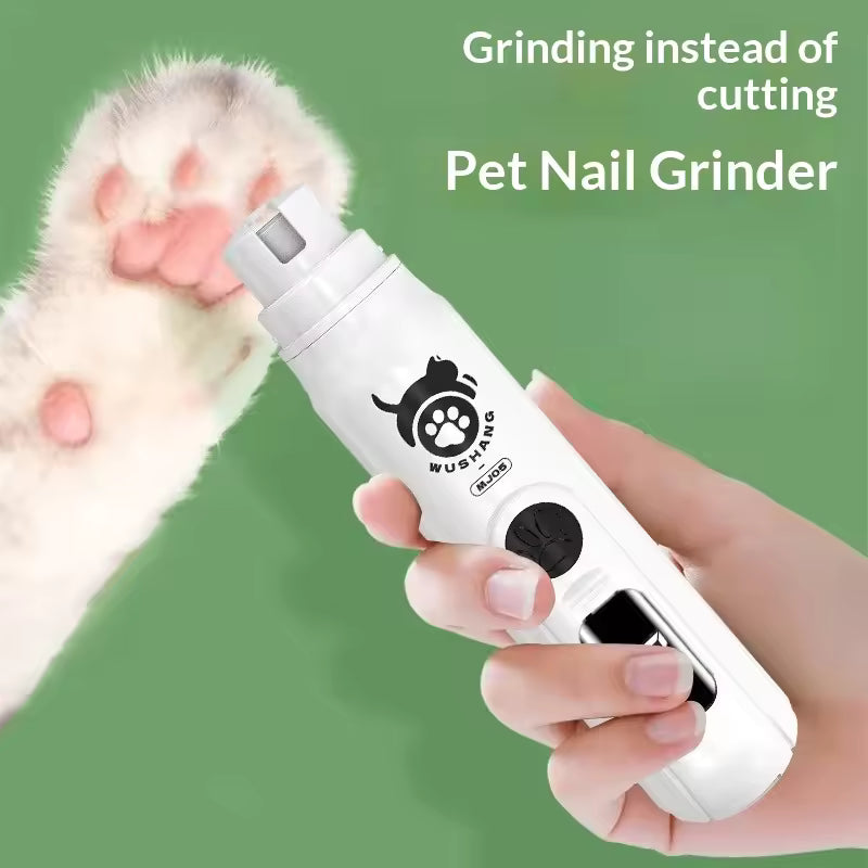 Electric Pet Nail Grinder – Quiet Low-Noise Trimmer & Clipper for Cats & Dogs | Safe Nail Filing Tool