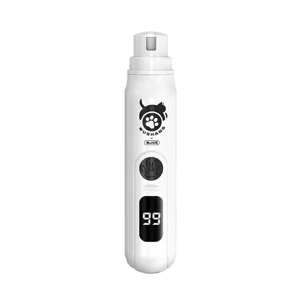 Electric Pet Nail Grinder – Quiet Low-Noise Trimmer & Clipper for Cats & Dogs | Safe Nail Filing Tool