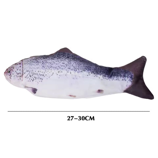Electric Moving Cat Fish Toy - Self-Flopping, USB Rechargeable