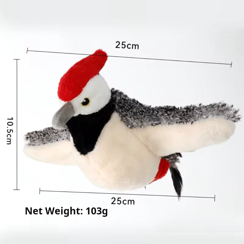 2025 New Electric Bird Cat Toy, Touch-Activated Interactive Chirping & Flapping Wings, Hanging Kitten Play Toy for Indoor Cats